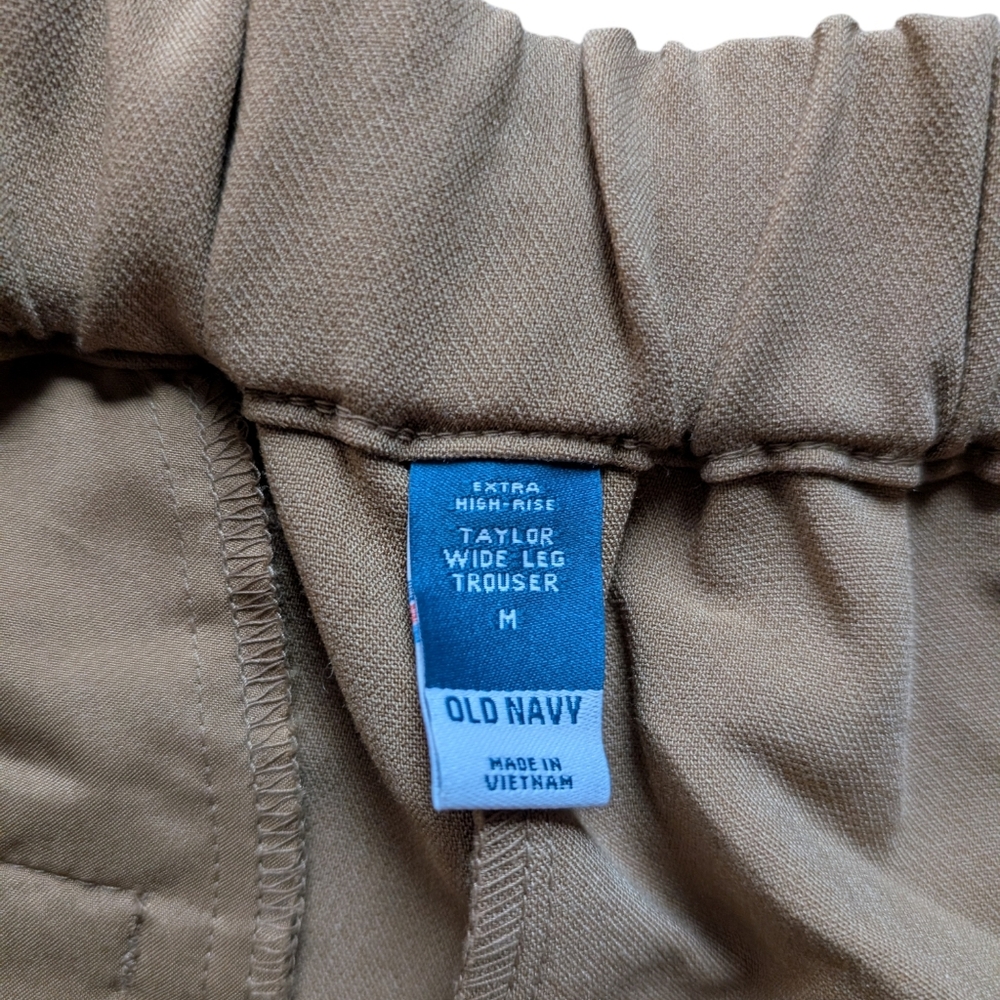 Old Navy Extra High Rise Taylor Wide Leg Trousers NWT - Picture 2 of 15